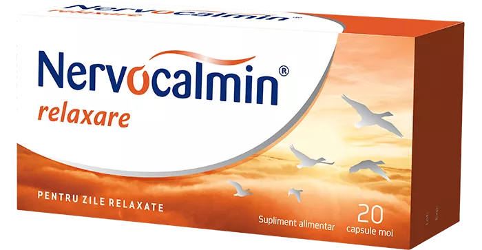 Nervocalmin Relaxare, 20 capsule moi, Biofarm, [],remediumfarm.ro