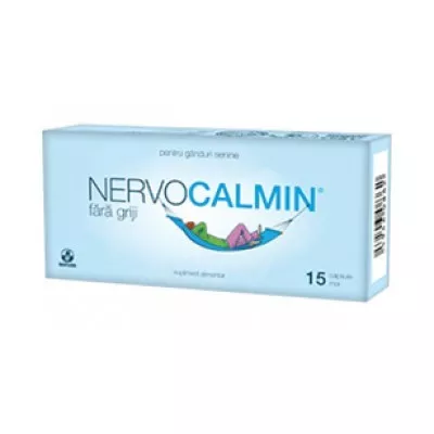 Nervocalmin fara griji x15cps.moi(Biofarm), [],remediumfarm.ro
