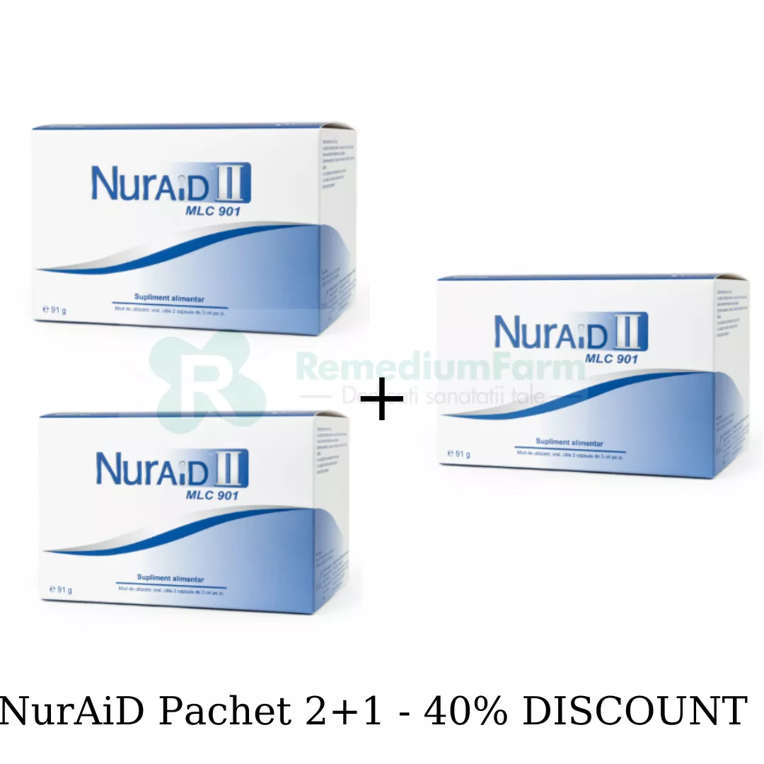 NurAID 2 MLC 901, 180cps, 2+1-40%discount,  Beacons Pharmaceuticals, [],remediumfarm.ro