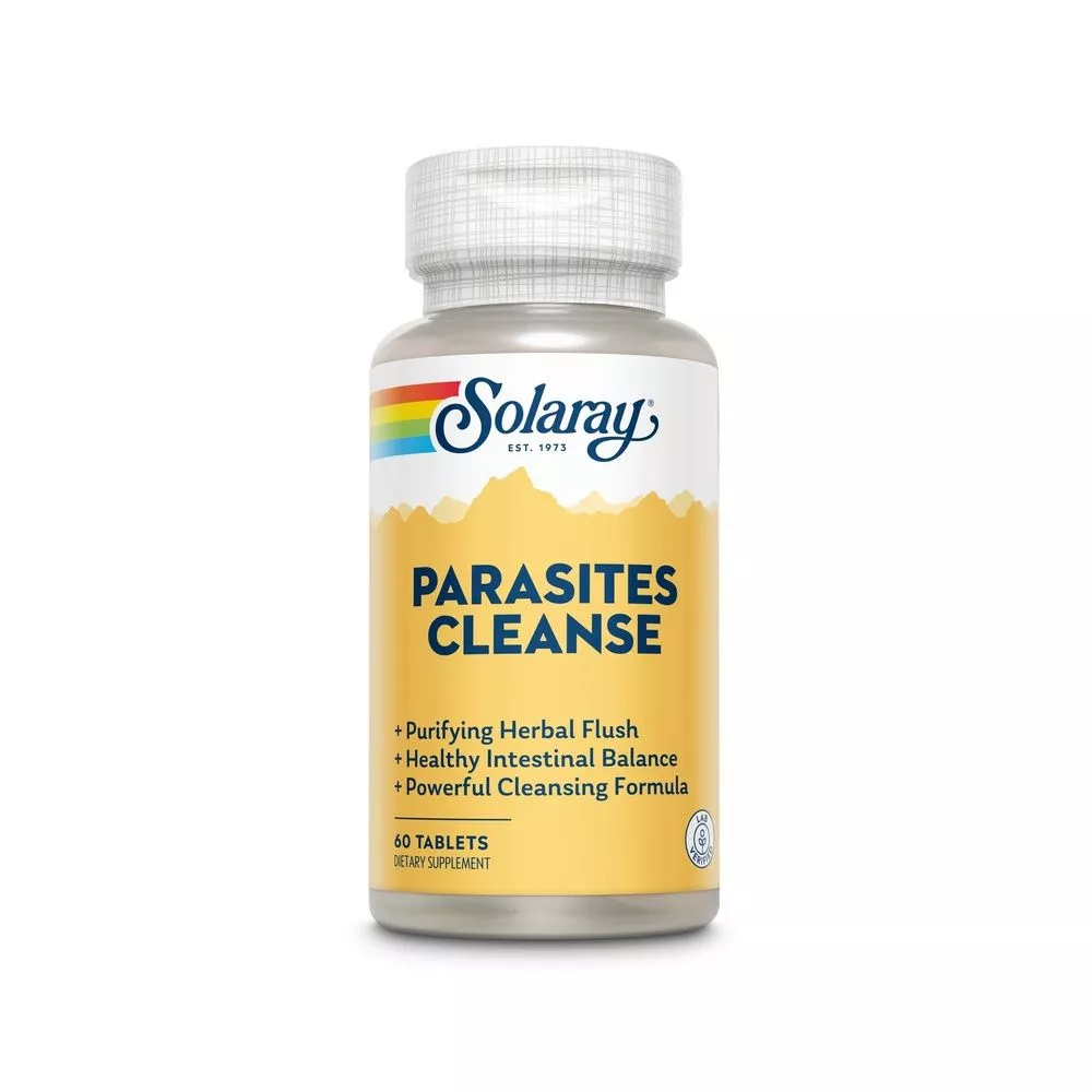 Parasites Cleanse, 60 tablete, Solaray, [],remediumfarm.ro