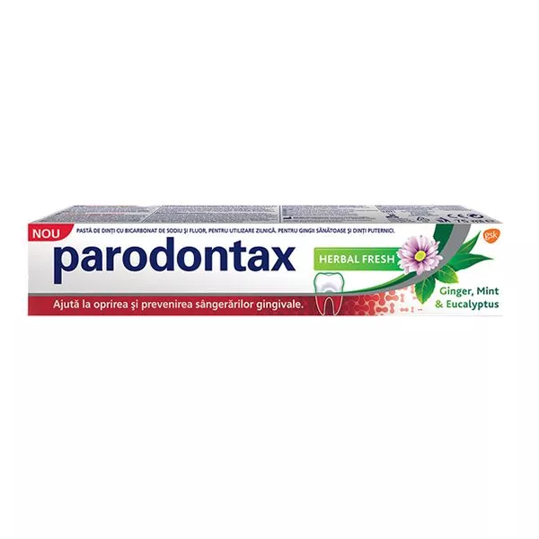 Pasta de dinti Parodontax Herbal Fresh, 75ml, GSK, [],remediumfarm.ro