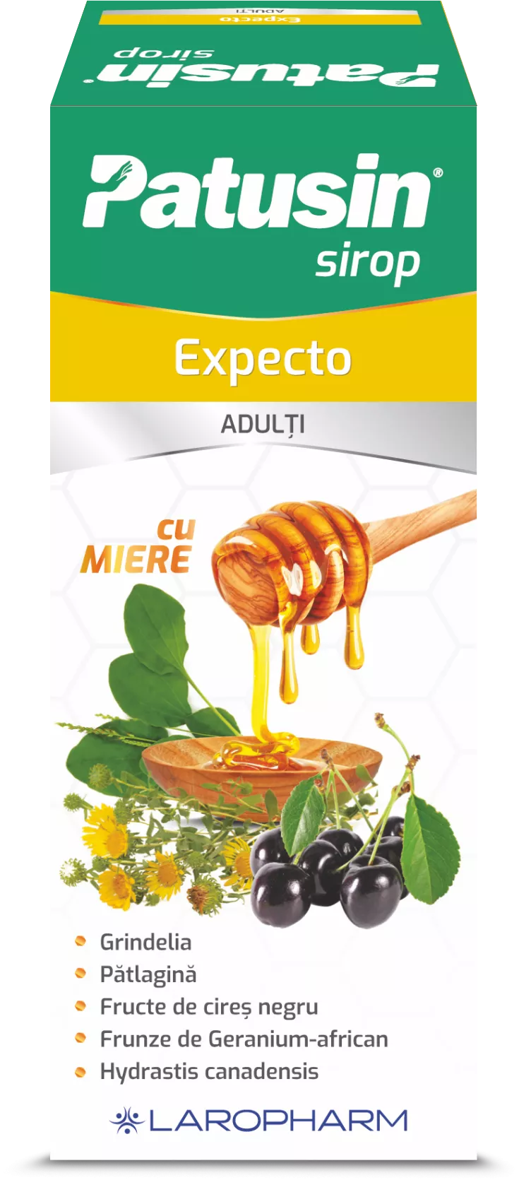 Patusin Expecto Sirop adulti, 100 ml, Laropharm, [],remediumfarm.ro