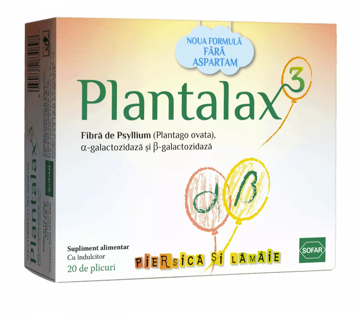 Plantalax 3 X 20 plicuri ( Sofar ), [],remediumfarm.ro