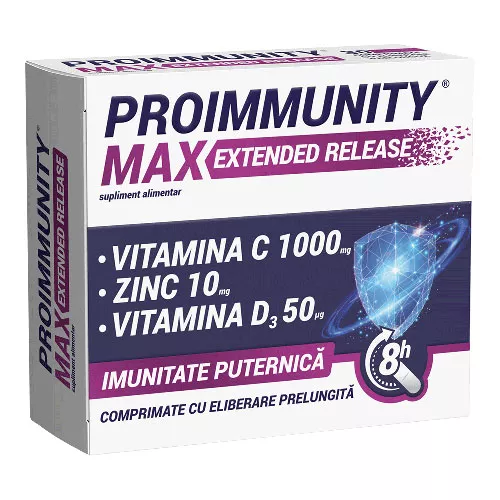 Proimmunity Max Extended Release, 30 comprimate, Fiterman, [],remediumfarm.ro