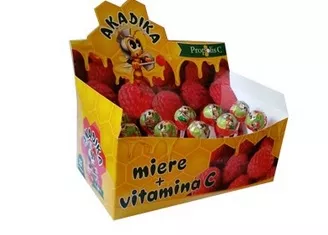 Acadele cu propolis, miere si vitamina C Akadika, 15 bucati, Fiterman Pharma, [],remediumfarm.ro