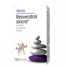 Resveratrol Sincro x 60cp (Alevia), [],remediumfarm.ro