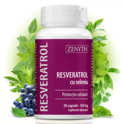 Resveratrol cu seleniu 30cps ( Zenyth), [],remediumfarm.ro