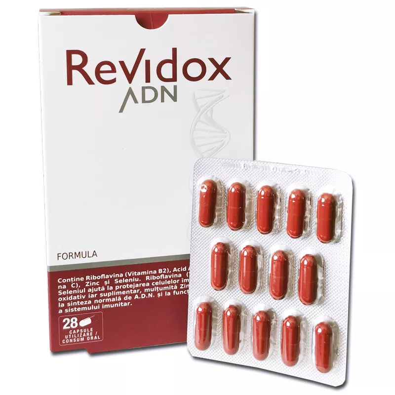 Revidox ADN, 28 capsule, Actafarma, [],remediumfarm.ro