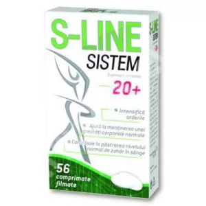 S-LINE Sistem 20+ x 56cp.film -Zdrovit, [],remediumfarm.ro