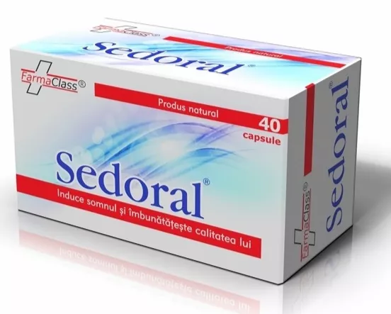 Sedoral, 40 capsule, FarmaClass, [],remediumfarm.ro
