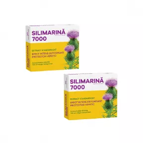 Silimarina 7000, 30 comprimate, 1+1, Fiterman, [],remediumfarm.ro