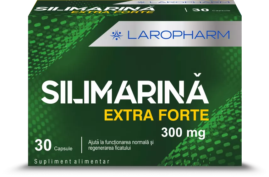 Silimarina Extra Forte 300 mg, 30 capsule, Laropharm, [],remediumfarm.ro