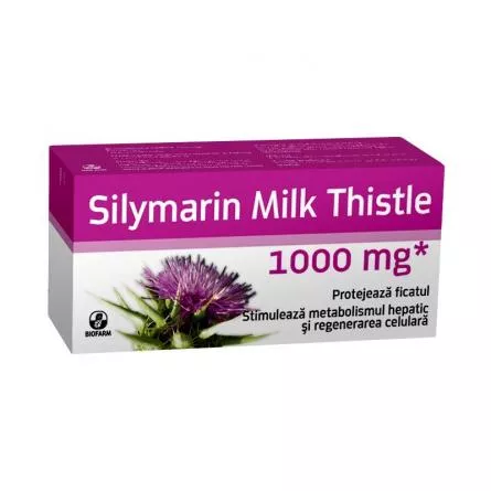 Silymarin MilkThistle 1000mg 30cps(Biofa, [],remediumfarm.ro
