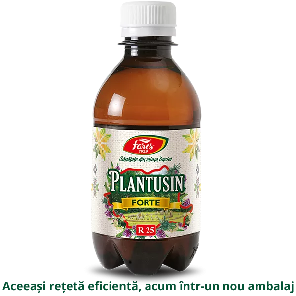 Plantusin Forte sirop, R25, 250 ml, Fares, [],remediumfarm.ro