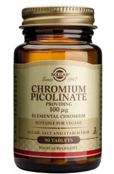 SOLGAR Chromium Picolinate 100mg x 90cps, [],remediumfarm.ro