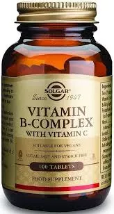 SOLGAR Vitamin B-Complex + Vit C x 100cps, [],remediumfarm.ro