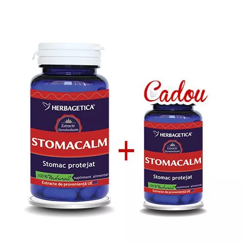 StomaCalm x 60cps+30cps (Herbagetica), [],remediumfarm.ro
