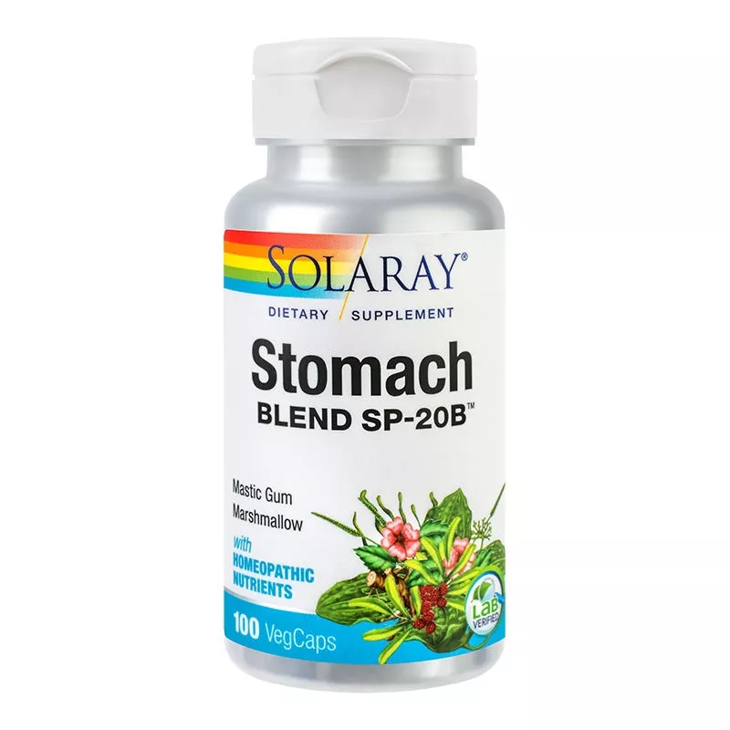 Stomach Blend Solaray, 100 capsule, Secom, [],remediumfarm.ro