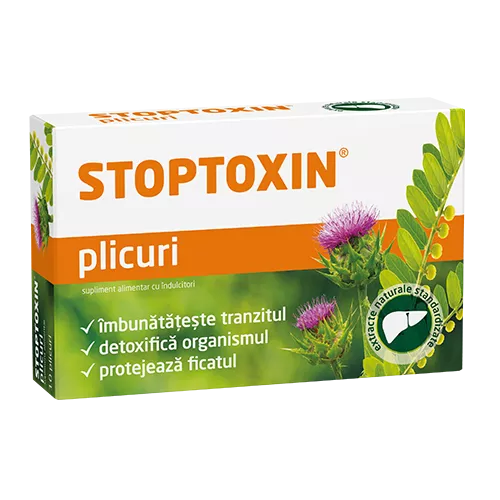Stoptoxin, 10 plicuri, Fiterman, [],remediumfarm.ro