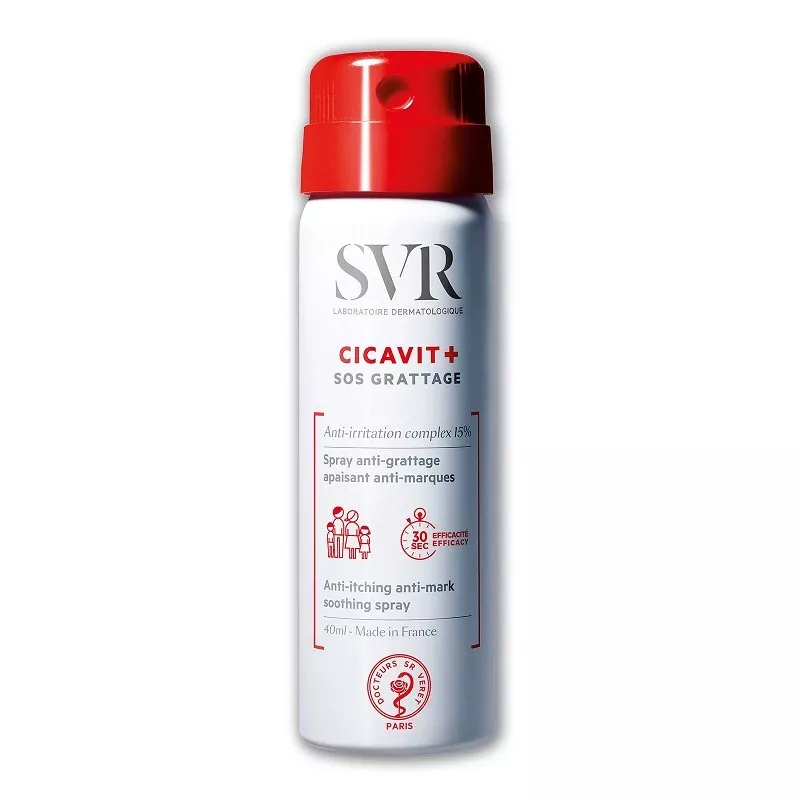 Spray SOS anti-mancarime calmant Cicavit+, 40 ml, SVR, [],remediumfarm.ro