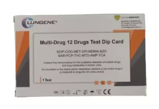 Test rapid Multi-Drog depistare 12 droguri cu prelevare din urina, Clungene, [],remediumfarm.ro