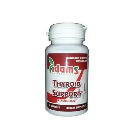 Thyroid Support, 30 capsule, Adams Vision, [],remediumfarm.ro