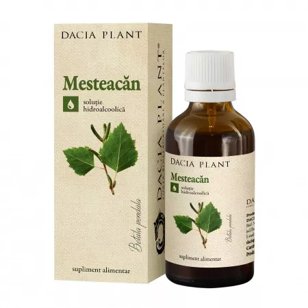 Tinctura de Mesteacan, 50 ml, Dacia Plant, [],remediumfarm.ro