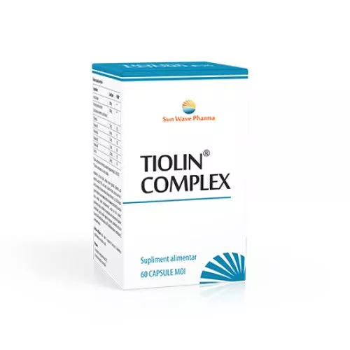 Tiolin complex, 60 capsule moi, Sun Wave, [],remediumfarm.ro