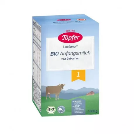 TOPFER Bio 1 lactana lapte, 600g, [],remediumfarm.ro