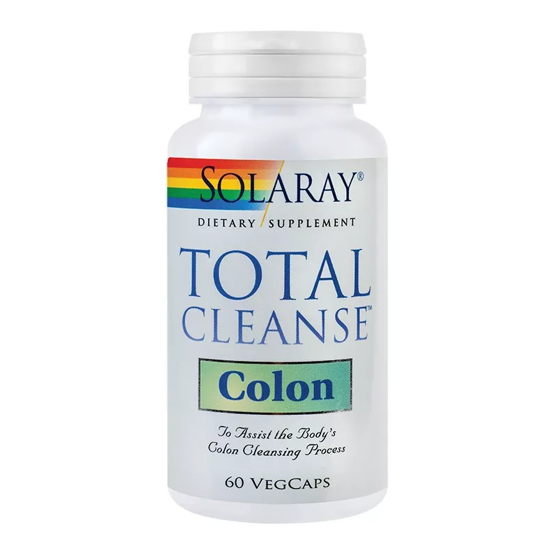 Total Cleanse Colon Solaray, 60 capsule, Secom, [],remediumfarm.ro