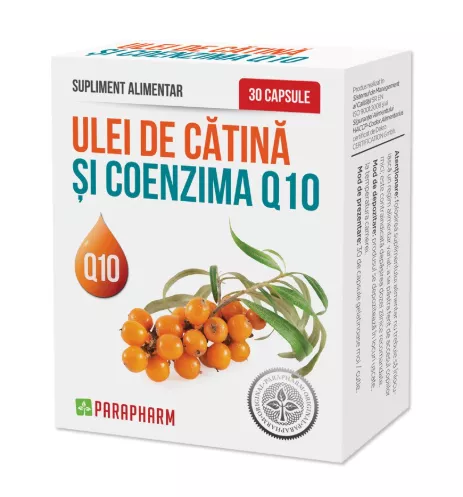 Ulei catina + coenzima Q10 x 30cps, [],remediumfarm.ro