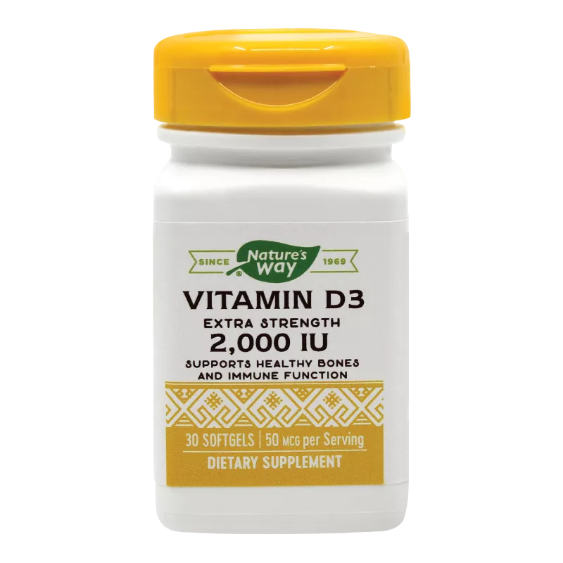 Vitamin D3 2000UI x 30cps.moi (Secom), [],remediumfarm.ro
