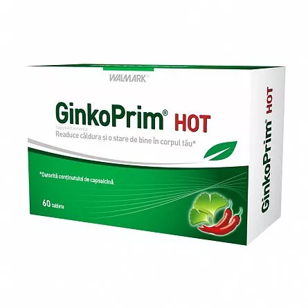 W-GinkoPrim Hot x 60cp, [],remediumfarm.ro