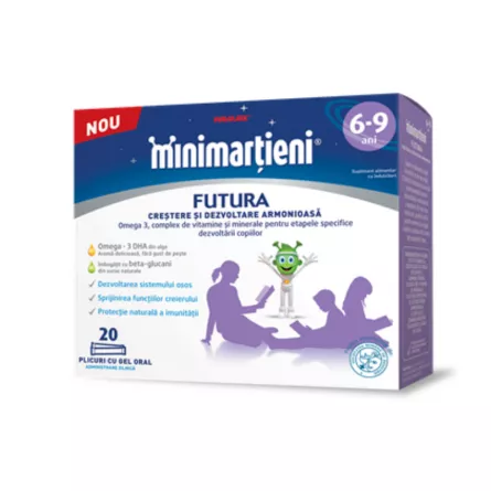 W-Minimartieni Futura 6-9ani x 20pl gel, [],remediumfarm.ro
