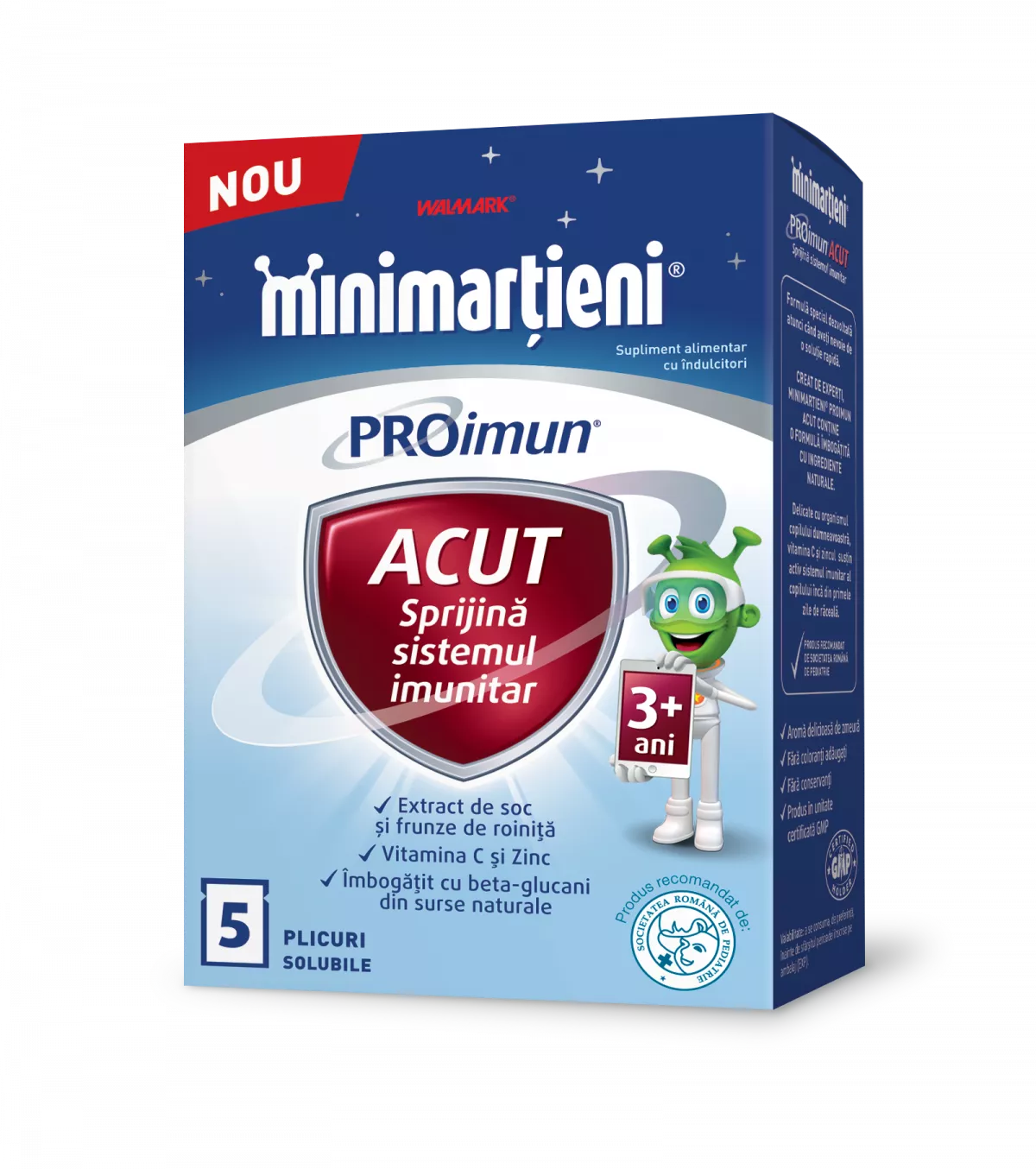 Minimartieni PROimun Acut 3+ ani, 5 plicuri, Walmark, [],remediumfarm.ro