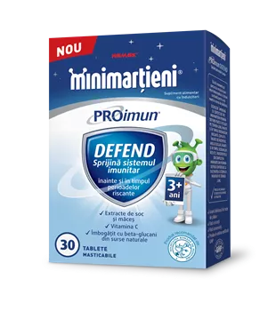 Minimartieni PROimun Defend 3+ ani, 30 tablete, Walmark, [],remediumfarm.ro