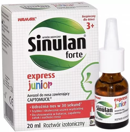 W-Sinulan Express Junior Forte Spray x 20ml, [],remediumfarm.ro