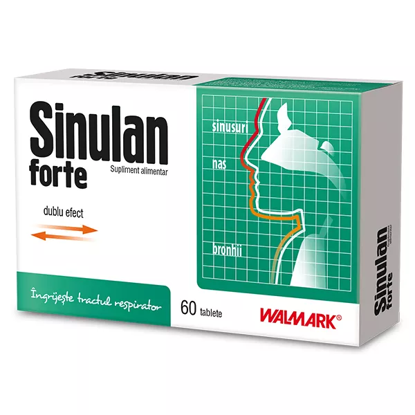 Sinulan Duo Forte, 60 tablete, Walmark, [],remediumfarm.ro