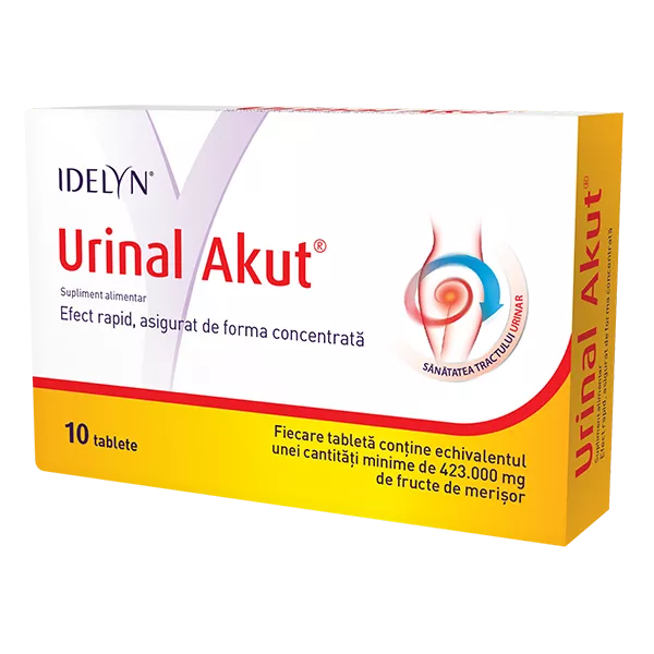 Urinal Akut, 10 tablete, Walmark, [],remediumfarm.ro