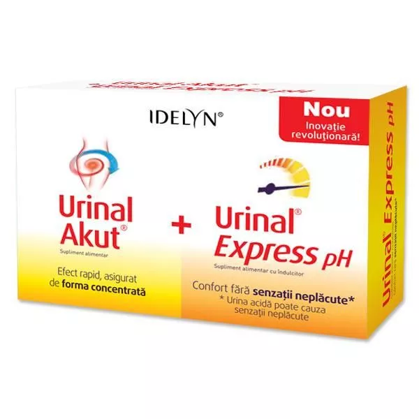 W-Urinal Akut x 10cps + Urinal Express x 6pl, [],remediumfarm.ro