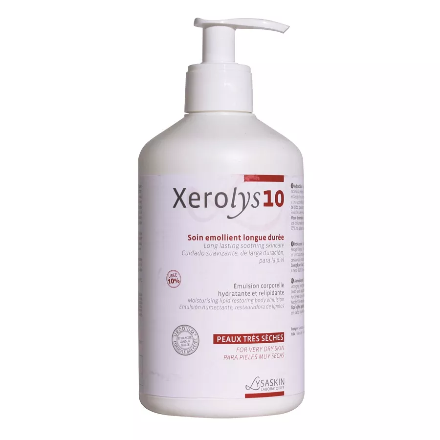 Emulsie pentru piele uscata Xerolys 10, 200 ml, Lab Lysaskin, [],remediumfarm.ro