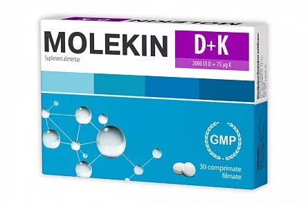 Zdrovit Molekin D+K x 30cpr, [],remediumfarm.ro