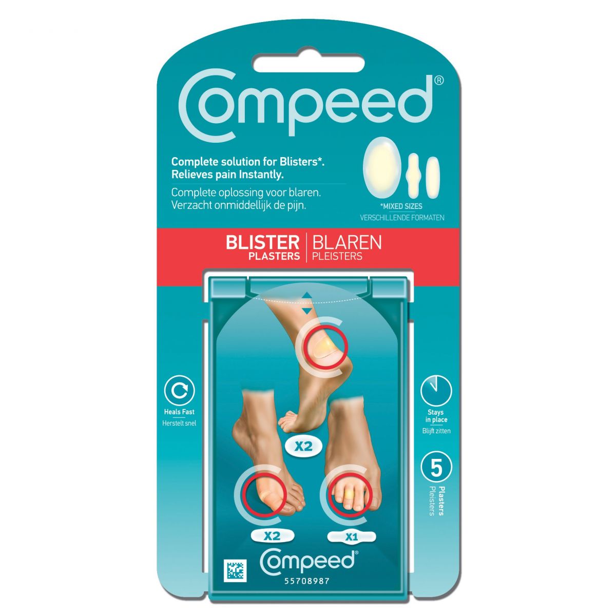 COMPEED Plasturi basici mixt x 5buc - Pret 27,00 lei - JOHNSON&JOHNSON