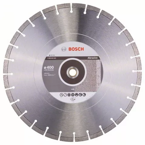 Disc diamantat Standard pentru materiale abrazive 400 mm x 20/25.40 mm, [],saldepot.ro