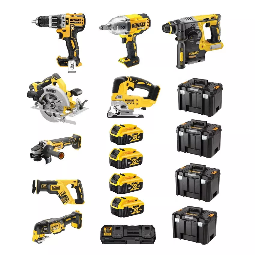SCULE ELECTRICE Set 8 scule profesionale Dewalt 18V DCK865P4