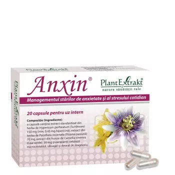 Anxin x 20 cps (PlantExtrakt), [],epastila.ro