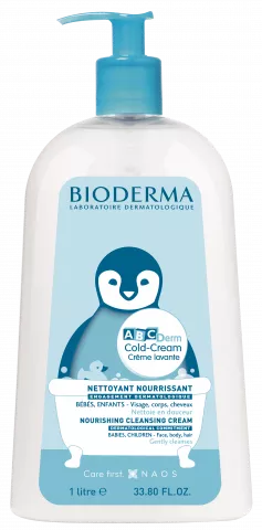 Bioderma ABC-Derm Cold Cream crema de spalare 1l, [],epastila.ro