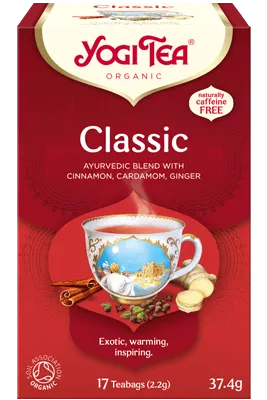 Yogi Tea Ceai Classic Bio 2.2g x 17 plicuri, 37.4g, [],epastila.ro