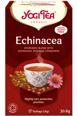 Yogi Tea Ceai cu echinaceea Bio 1.8g x 17plicuri, 30.6g, [],epastila.ro