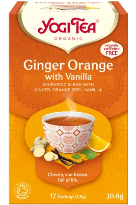 Yogi Tea Ceai ghimbir, portocale si vanilie Bio 1,8g x 17plicuri , 30.6g, [],epastila.ro